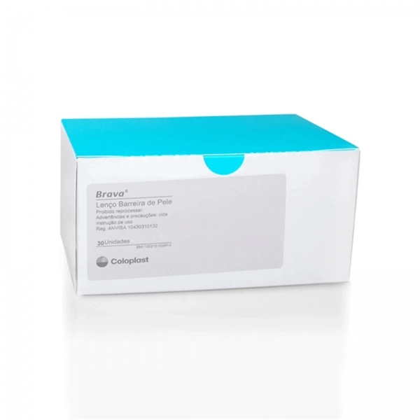 Brava Lenço Barreira - Coloplast (12021) - Caixa c/ 30 un.