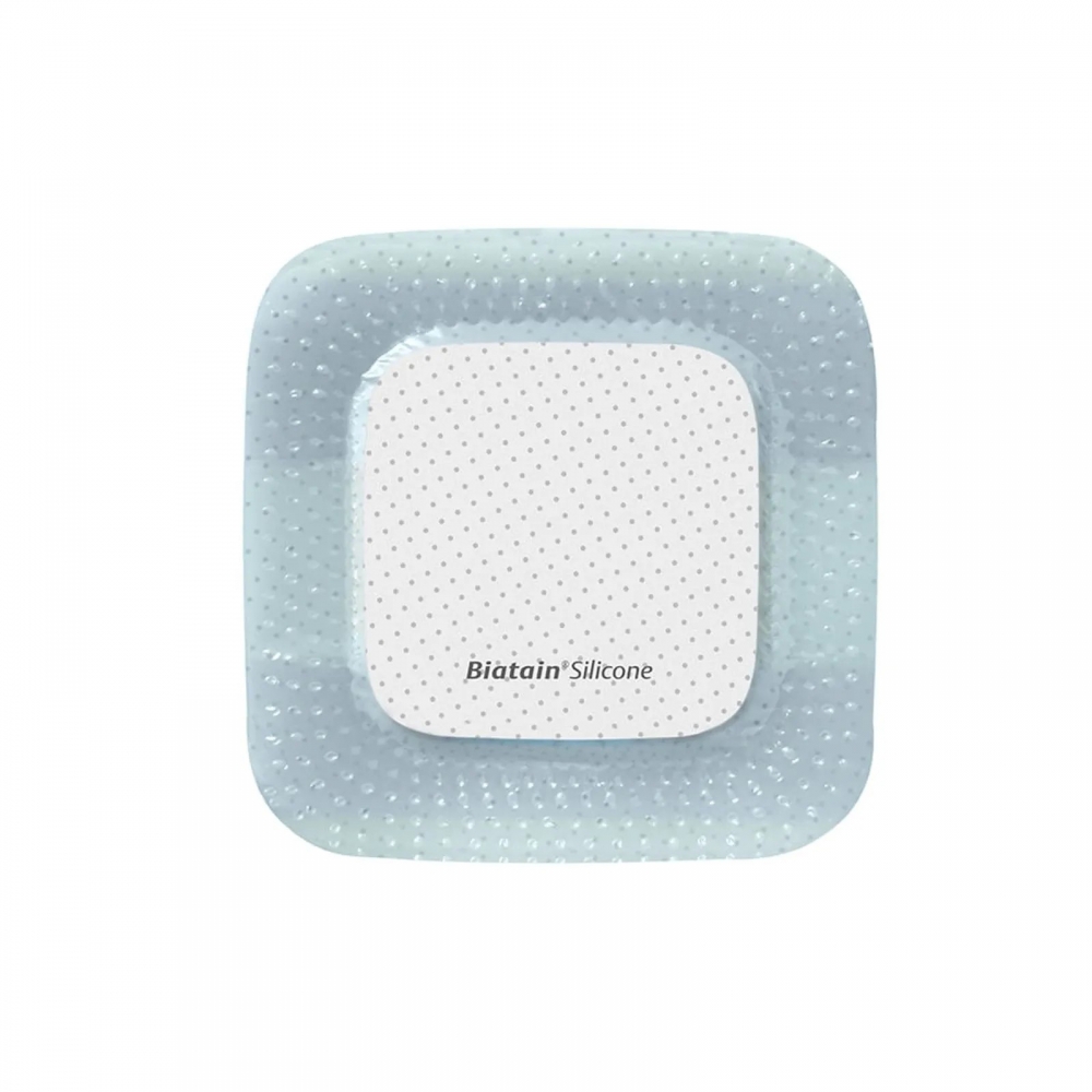 Curativo Biatain® Silicone 7,5X7,5cm - Coloplast (33434) - Caixa c/ 10 un.