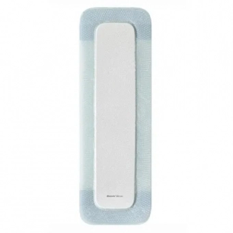 Curativo Biatain Silicone Ag 10X30cm - Coloplast (39645) - Caixa c/ 5 un.