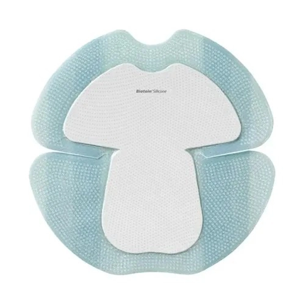 Curativo Biatain Silicone Ag Heel 18X18cm - Coloplast (39652) - Caixa c/ 5 un.