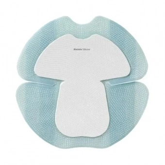 Curativo Biatain Silicone Ag Heel 18X18cm - Coloplast (39652) - Caixa c/ 5 un.