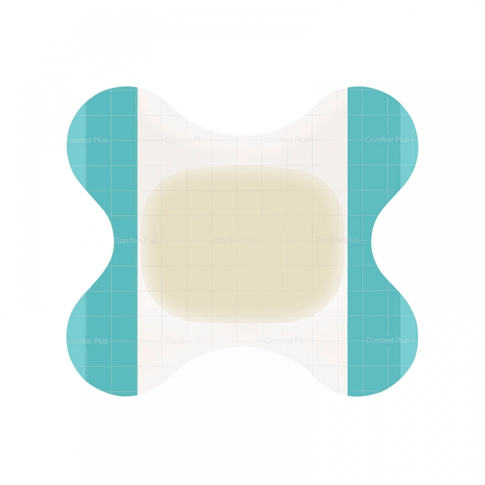 Novo Comfeel Plus Hidrocoloide Contorno 6X8cm - Coloplast (33280) - Caixa c/ 5 un.
