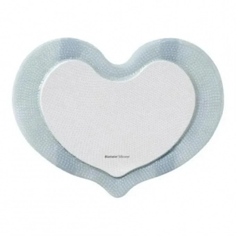 Curativo Biatain Silicone Ag Sacral 15X19cm - Coloplast (39650) - Caixa c/ 5 un.