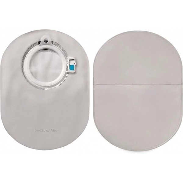 Sensura Mio 2 Peças Click Fechada Cinza 60mm Maxi - Coloplast (11422) - Caixa c/ 30 un.