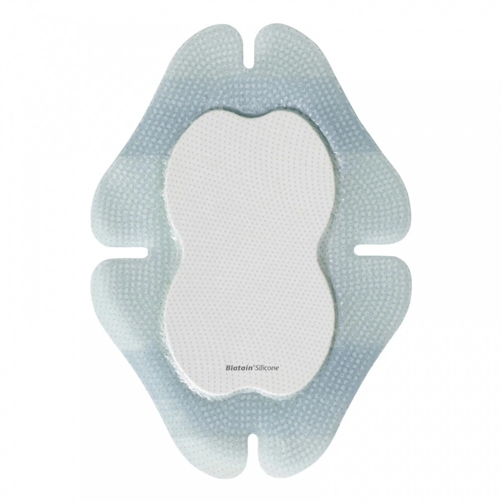 Curativo Biatain Silicone Multishape 14cmX19,5cm - Coloplast (39010) - Cx c/ 5 Un.