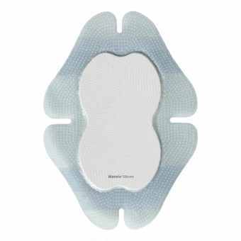 Curativo Biatain Silicone Multishape 14cmX19,5cm - Coloplast (39010) - Cx c/ 5 Un.