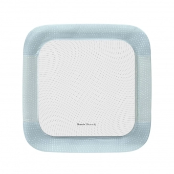 Curativo Biatain Silicone Ag 17,5 x 17,5cm - Coloplast (39640) - Caixa c/ 5 un.