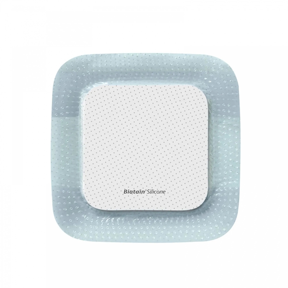 Curativo Biatain® Silicone 10x10 - Coloplast (33435) - Caixa c/ 10 un.