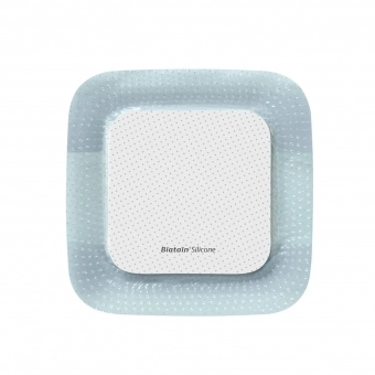 Curativo Biatain Silicone 10x10 - Coloplast (33435) - Caixa c/ 10 un.