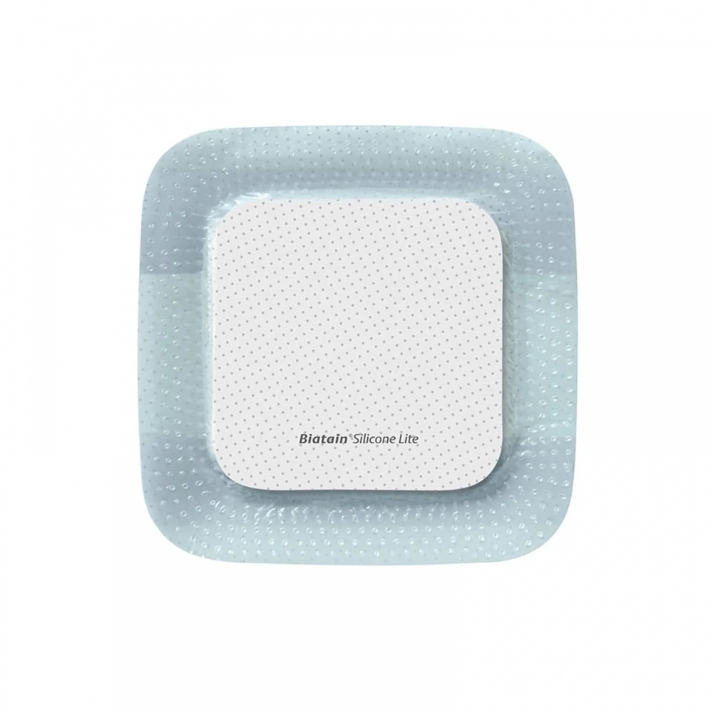 Curativo Biatain Silicone 10x10cm Lite - Coloplast (33445) - Caixa c/ 10 un.