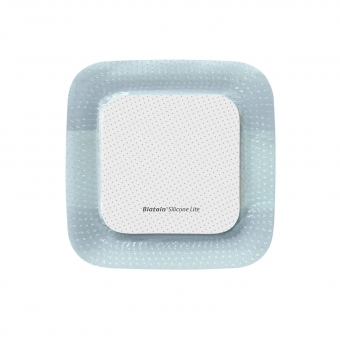 Curativo Biatain Silicone 10x10cm Lite - Coloplast (33445) - Caixa c/ 10 un.