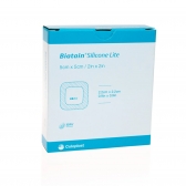 Curativo Biatain Silicone Lite 5x5cm - Coloplast (33452) - Caixa c/ 5 un.