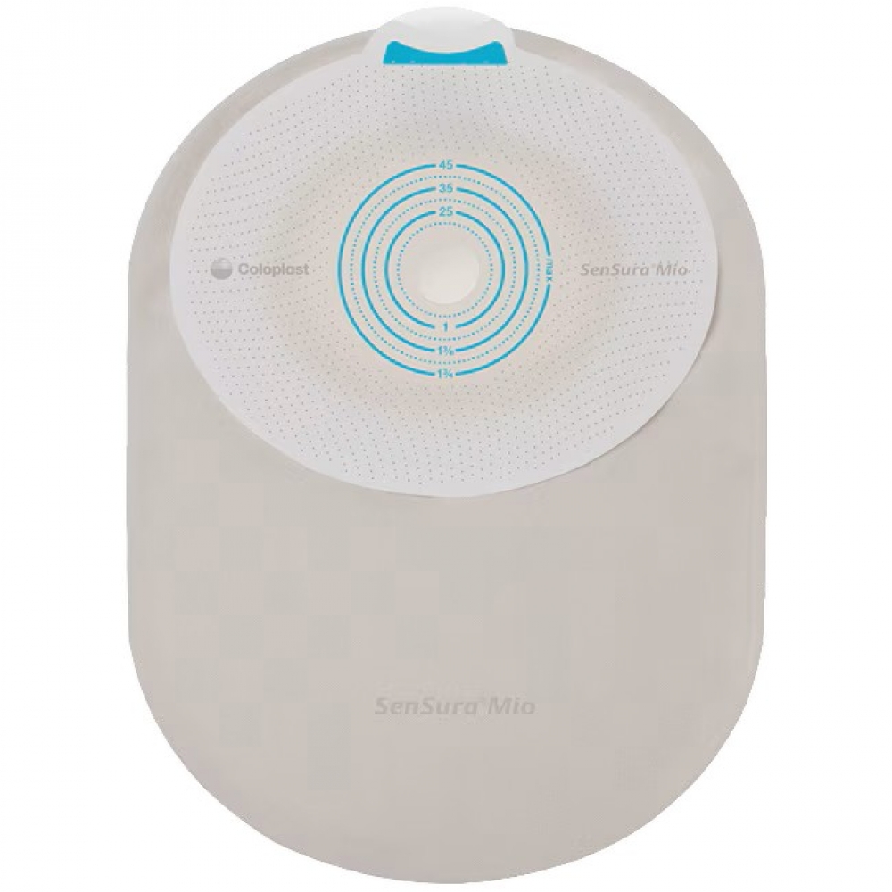 Sensura® Mio Bol Col/Ileo 1 Pc Fech Cin Filt Circ 430 Recort 15-45mm Mini - Coloplast (10870) - Caixa c/ 30 un.