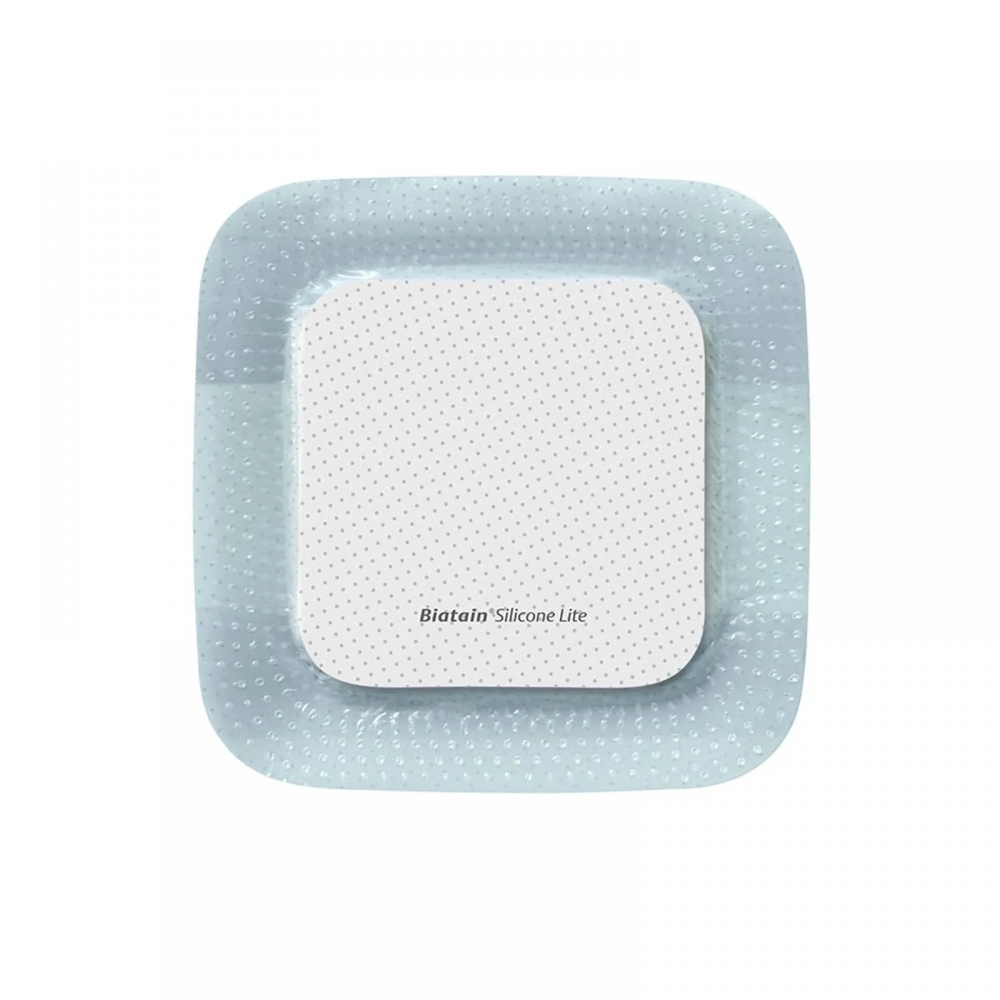Curativo Biatain Silicone Lite 5x5cm - Coloplast (33452) - Caixa c/ 5 un.