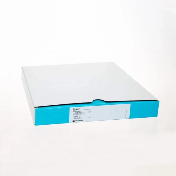 Brava Placa Protetora 20x20 - Coloplast (3220) - Caixa c/ 5 un.